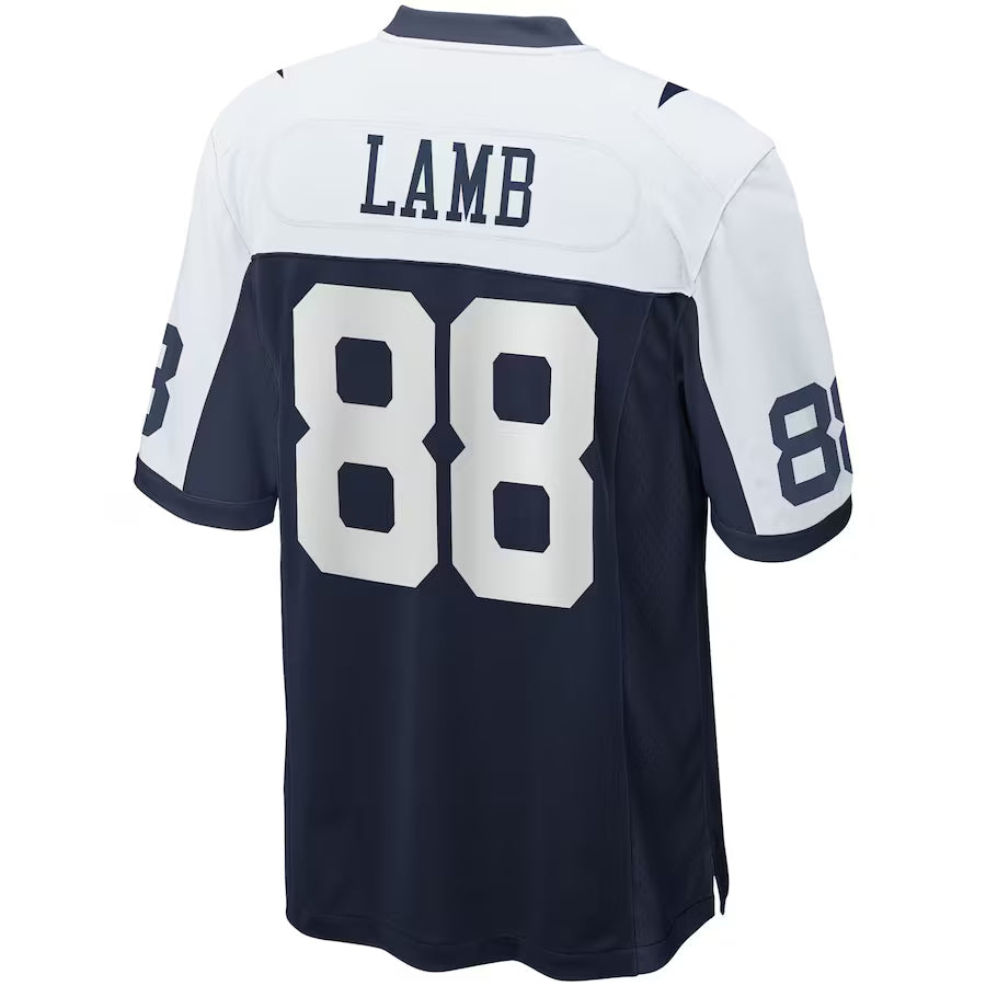 Silnrao D.Cowboys #88 CeeDee Lamb Player Navy Alternate Home Game Stitched Jerseys