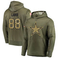 Silnrao D.Cowboys #88 CeeDee Lamb Player Salute to Service Pullover Hoodie Game Stitched Jerseys