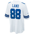 Silnrao D.Cowboys #88 CeeDee Lamb Player White Home Game Stitched  Jerseys