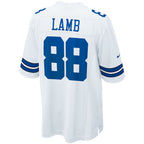 Silnrao D.Cowboys #88 CeeDee Lamb Player White Home Game Stitched  Jerseys