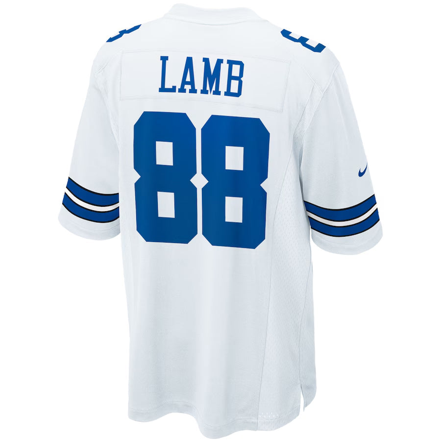 Silnrao D.Cowboys #88 CeeDee Lamb Player White Home Game Stitched  Jerseys