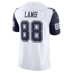Silnrao D.Cowboys #88 CeeDee Lamb White Vapor F.U.S.E. Limited Stitched Jerseys-1