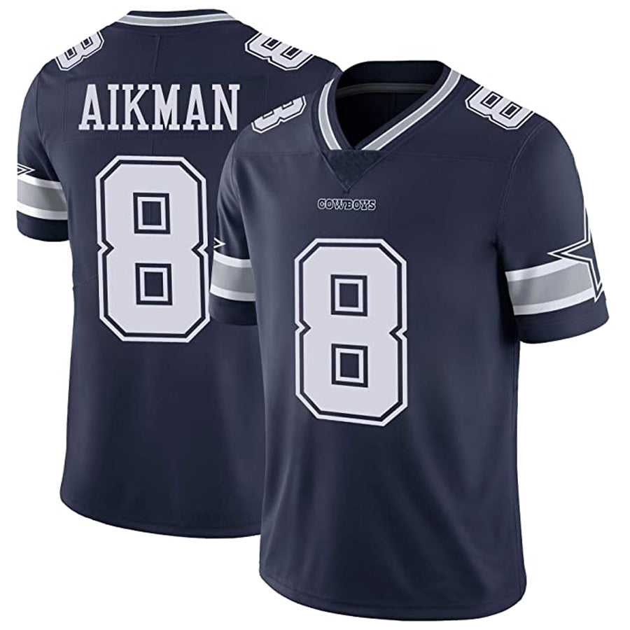 Silnrao D.Cowboys #8 Troy Aikman Player Navy Vapor Untouchable Limited Stitched Jerseys