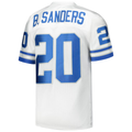 Silnrao D.Lions  1994 #20 Barry Sanders Mitchell & Ness White Authentic Throwback Retired Player Stitched Jerseys