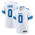 Silnrao D.Lions #0 Jahmyr Gibbs Player White Replica Game Stitched Jerseys
