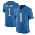 Silnrao D.Lions #1 Jameson Williams Player Brown Salute To Service Limited Stitched Jerseys