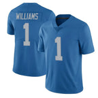 Silnrao D.Lions #1 Jameson Williams Player Brown Salute To Service Limited Stitched Jerseys