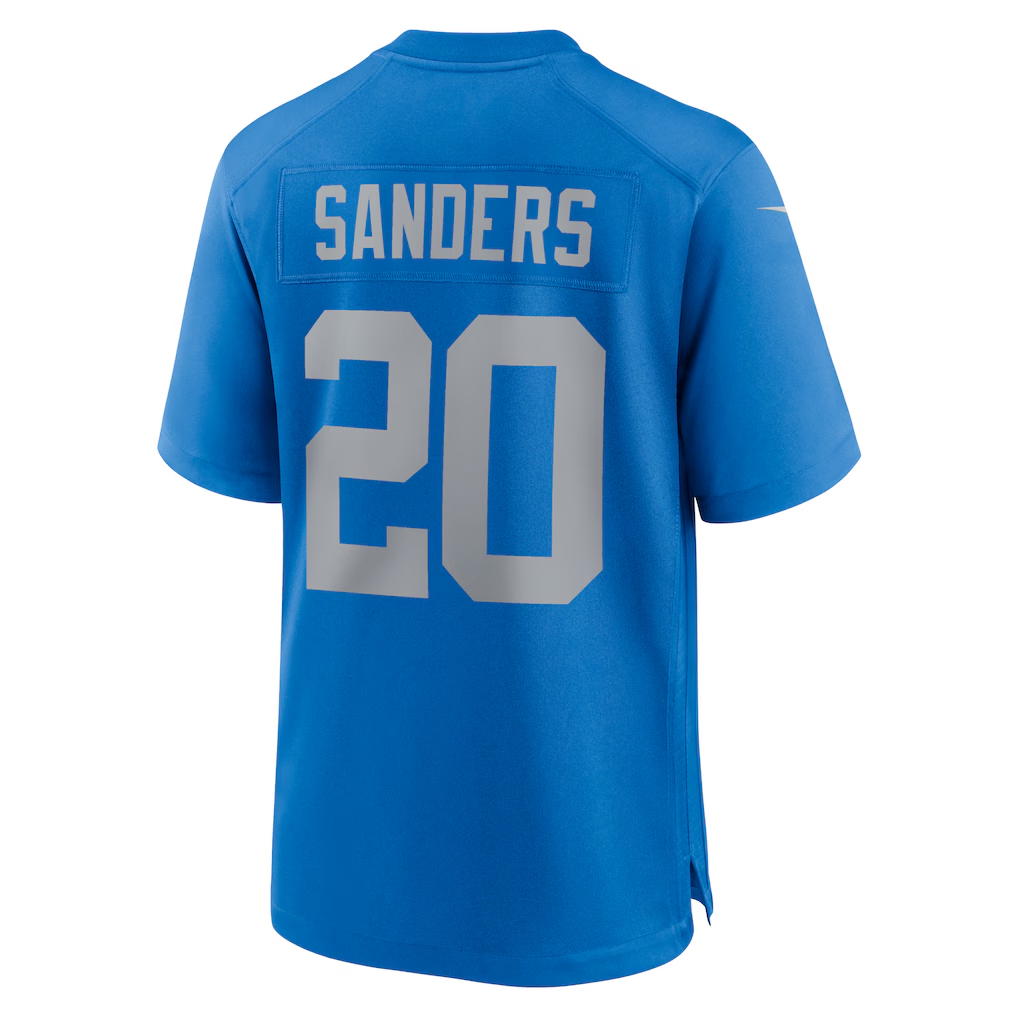 Silnrao D.Lions #20 Barry Sanders Blue Alternate Game Stitched Jerseys