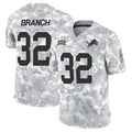 Silnrao D.Lions #32 Brian Branch Player Arctic Camo Salute to Service Limited Stitched Jerseys