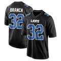 Silnrao D.Lions #32 Brian Branch Player Black Limited Fashion Stitched Jerseys