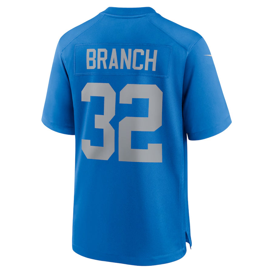 Silnrao D.Lions #32 Brian Branch Player Blue Alternate Game Stitched Jerseys