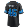 Silnrao D.Lions #46 Jack Campbell Black 2nd Alternate Game Stitched Jerseys