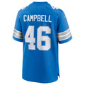 Silnrao D.Lions #46 Jack Campbell Blue 2nd Alternate Game Jersey American Stitched Jerseys