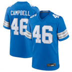 Silnrao D.Lions #46 Jack Campbell Blue 2nd Alternate Game Jersey American Stitched Jerseys