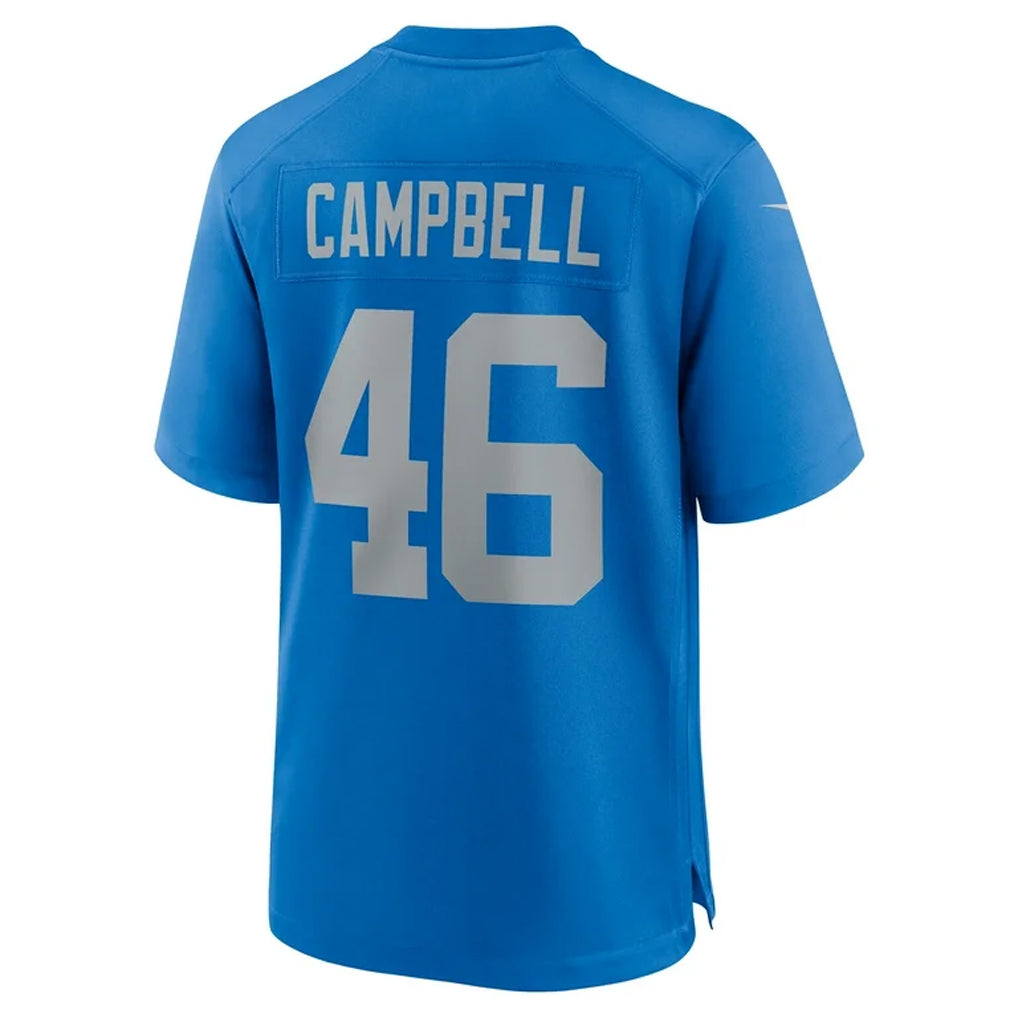 Silnrao D.Lions #46 Jack Campbell Player Blue Alternate Game Stitched Jerseys