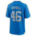 Silnrao D.Lions #46 Jack Campbell Player Blue Alternate Game Stitched Jerseys