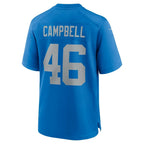 Silnrao D.Lions #46 Jack Campbell Player Blue Alternate Game Stitched Jerseys