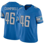 Silnrao D.Lions #46 Jack Campbell Player Blue Vapor F.U.S.E. Limited Stitched Jerseys