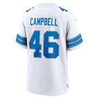 Silnrao D.Lions #46 Jack Campbell Player White Home Game Stitched Jerseys