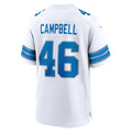 Silnrao D.Lions #46 Jack Campbell White White Game Stitched Jerseys