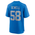 Silnrao D.Lions #58 Penei Sewell Player Blue Alternate Game Stitched Jerseys