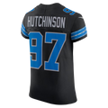 Silnrao D.Lions #97 Aidan Hutchinson Black Alternate Vapor F.U.S.E. Elite Stitched Jerseys