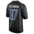 Silnrao D.Lions #97 Aidan Hutchinson Player Black Limited Fashion Stitched Jerseys