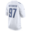 Silnrao D.Lions #97 Aidan Hutchinson Player White Limited Fashion Stitched Jerseys