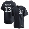 Silnrao D.Tigers #13 Dillon Dingler Player Navy Home Limited Game Stitched Jerseys