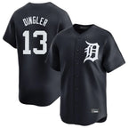Silnrao D.Tigers #13 Dillon Dingler Player Navy Home Limited Game Stitched Jerseys