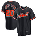 Silnrao D.Tigers #20 Spencer Torkelson Player Navy Home Game Stitched Jerseys