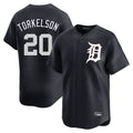 Silnrao D.Tigers #20 Spencer Torkelson Player Navy Home Limited Game Stitched Jerseys