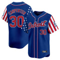 Silnrao  D.Tigers #30 Kerry Carpenter Player Royal Independence Day Vapor Premier Limited Stitched Jerseys