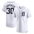 Silnrao  D.Tigers #30 Kerry Carpenter Player White Limited Elite Home Stitched Jerseys