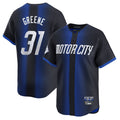 Silnrao D.Tigers #31 Riley Greene Player Navy City Connect Home Limited Stitched Jerseys