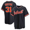 Silnrao D.Tigers #31 Riley Greene Player Navy Home Game Stitched Jerseys
