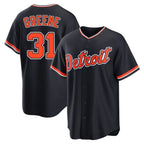 Silnrao D.Tigers #31 Riley Greene Player Navy Home Game Stitched Jerseys