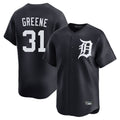 Silnrao D.Tigers #31 Riley Greene Player Navy Home Limited Game Stitched Jerseys