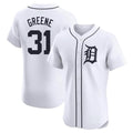 Silnrao D.Tigers #31 Riley Greene Player White Limited Elite Home Stitched Jerseys