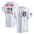Silnrao D.Tigers #31 Riley Greene White 2026 All-Star Edition Stars & Stripes Stadium Jerseys