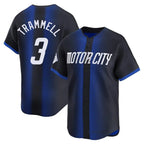 Silnrao D.Tigers #3 Alan Trammell Player Navy City Connect Home Limited Stitched Jerseys