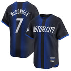 Silnrao D.Tigers #7 Kevin McGonigle Player Navy City Connect Home Limited Stitched Jerseys