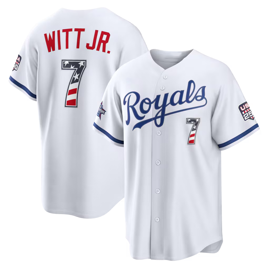 Silnrao D.Tigers #7 Kevin McGonigle White 2026 All-Star Edition Stars & Stripes Stadium Jerseys