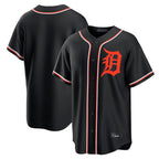 Silnrao D.Tigers ## Tigers Blank Player Black Fashion Out Home Game Stitched Jerseys