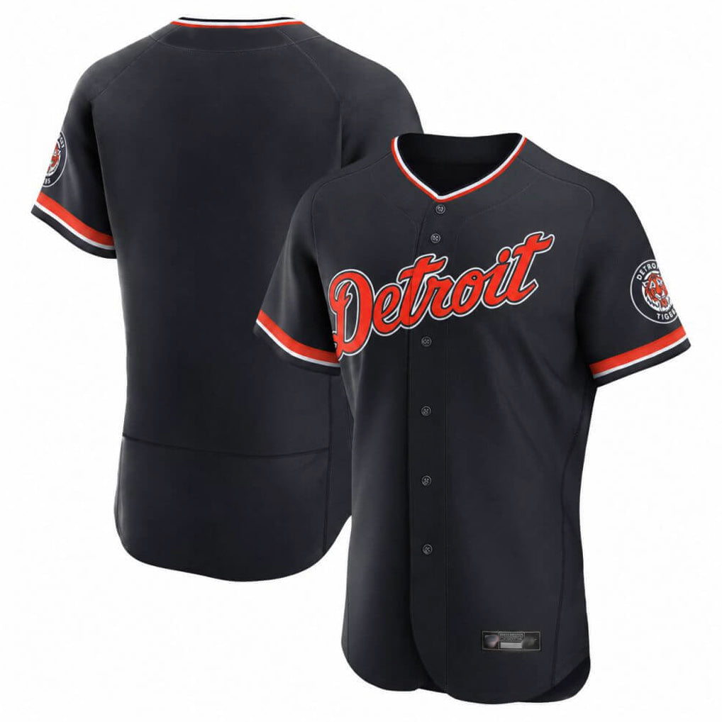 Silnrao D.Tigers ## Tigers Blank Player Navy Limited Elite Home Game Stitched Jerseys