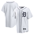 Silnrao D.Tigers ## Tigers Blank Player White Home Game Stitched Jerseys