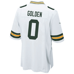 Silnrao GB.Packers #0 Matthew Golden Away Game Stitched Jerseys