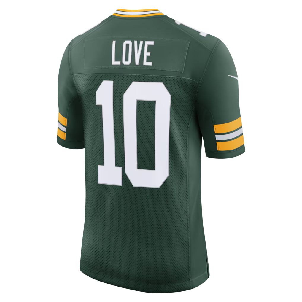 Silnrao GB.Packers #10 Jordan Love Green Vapor Untouchable Stitched Limited Jerseys