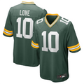 Silnrao GB.Packers #10 Jordan Love Player Green Game Stitched Jerseys