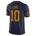Silnrao GB.Packers #10 Jordan Love Player Navy Classic Vapor F.U.S.E. Limited Stitched Jerseys
